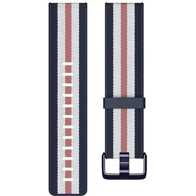 Fitbit Versa Woven Hybrid Band (Polyester, Silikon), Uhrenarmband, Blau, Rosa, Weiss Fitbit Versa Woven Hybrid Band (Polyester, Silikon), Uhrenarmband, Blau, Rosa, Weiss