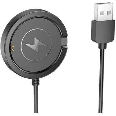 Hoco Cable charging cable for smartwatch Y22 0,6 m black, Smartwatch Zubehör, Schwarz Hoco Cable charging cable for smartwatch Y22 0,6 m black, Smartwatch Zubehör, Schwarz