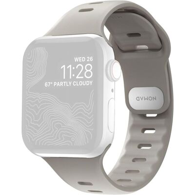Nomad Sport Band Slim 42/44/45mm Bone (42 mm, 44 mm, 45 mm, Kunststoff), Uhrenarmband, Beige Nomad Sport Band Slim 42/44/45mm Bone (42 mm, 44 mm, 45 mm, Kunststoff), Uhrenarmband, Beige