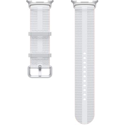 Samsung Athleisure (Metal, Nitrilkautschuk, Nylon), Uhrenarmband, Grau, Weiss Samsung Athleisure (Metal, Nitrilkautschuk, Nylon), Uhrenarmband, Grau, Weiss