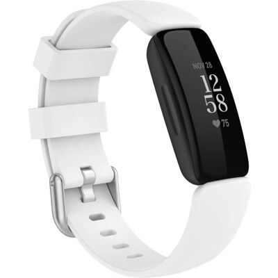 Cover-Discount Fitbit Inspire 2 - Silikon Ersatzarmband weiss (Silikon), Uhrenarmband, Weiss Cover-Discount Fitbit Inspire 2 - Silikon Ersatzarmband weiss (Silikon), Uhrenarmband, Weiss