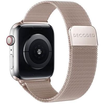 Decoded Kellarihm Apple Watch Milan Matte Gold (Edelstahl), Uhrenarmband, Gold Decoded Kellarihm Apple Watch Milan Matte Gold (Edelstahl), Uhrenarmband, Gold