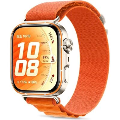 Tech-Protect NYLON PRO HUAWEI WATCH FIT 3 / 4 / 4 PRO / 5 / 5 PRO ORANGE, Smartwatch Zubehör, Orange Tech-Protect NYLON PRO HUAWEI WATCH FIT 3 / 4 / 4 PRO / 5 / 5 PRO ORANGE, Smartwatch Zubehör, Orange
