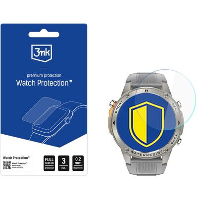 3MK Watch Protection FlexibleGlass pro Aligator Watch GPS, Smartwatch Zubehör, Transparent 3MK Watch Protection FlexibleGlass pro Aligator Watch GPS, Smartwatch Zubehör, Transparent