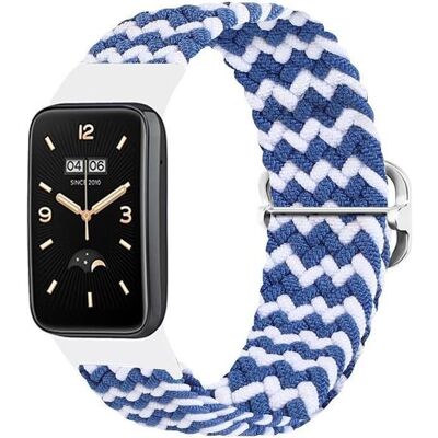 OEM Mi Band 7 Pro / M7 Pro (7) Geflochtenes Armband, BLAU UND WEISS (Nylon), Uhrenarmband, Weiss, Mehrfarbig, Blau OEM Mi Band 7 Pro / M7 Pro (7) Geflochtenes Armband, BLAU UND WEISS (Nylon), Uhrenarmband, Weiss, Mehrfarbig, Blau