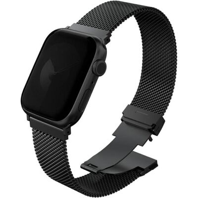 Uniq Dante Pro Apple Watch Strap 40/41/42mm Stainless Steel - Graphite (304 Edelstahl, Stainless Steel), Uhrenarmband, Schwarz, Grau Uniq Dante Pro Apple Watch Strap 40/41/42mm Stainless Steel - Graphite (304 Edelstahl, Stainless Steel), Uhrenarmband, Schwarz, Grau