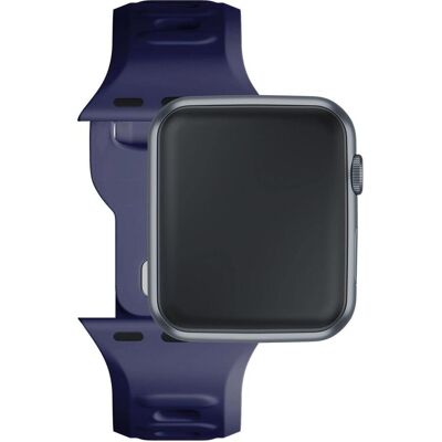 3MK Silicone Watch Strap granatowy/ocean blue dla Apple Watch 42/44/45/49mm (42 mm, 44 mm, 45 mm, 49 mm, Silicone, Stainless Steel), Uhrenarmband, Blau 3MK Silicone Watch Strap granatowy/ocean blue dla Apple Watch 42/44/45/49mm (42 mm, 44 mm, 45 mm, 49 mm, Silicone, Stainless Steel), Uhrenarmband, Blau