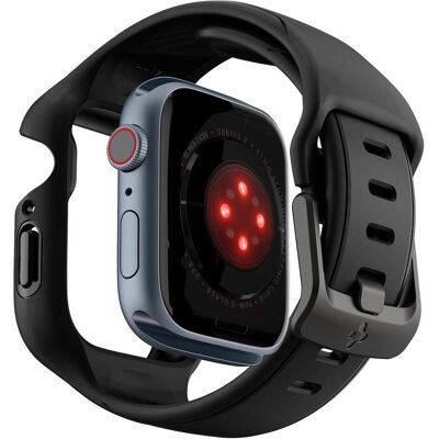 Spigen Liquid Air Pro (41 mm, Thermoplastisches Polyurethan (TPU)), Uhrenarmband, Schwarz Spigen Liquid Air Pro (41 mm, Thermoplastisches Polyurethan (TPU)), Uhrenarmband, Schwarz