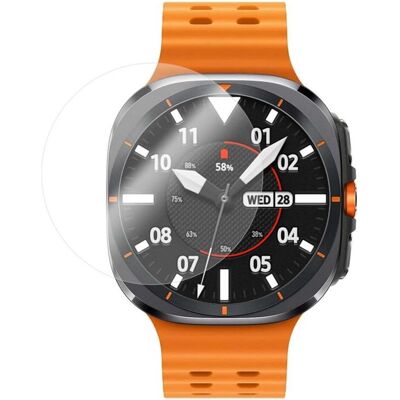 Fixed Smartwatch Tempered Glass for Samsung Galaxy Watch Ultra, Smartwatch Schutzfolie, Transparent Fixed Smartwatch Tempered Glass for Samsung Galaxy Watch Ultra, Smartwatch Schutzfolie, Transparent