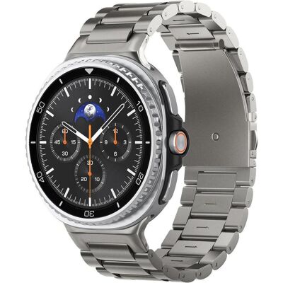 Spigen Modern Fit Titanium (20 mm, Edelstahl, Titan), Uhrenarmband, Silber Spigen Modern Fit Titanium (20 mm, Edelstahl, Titan), Uhrenarmband, Silber