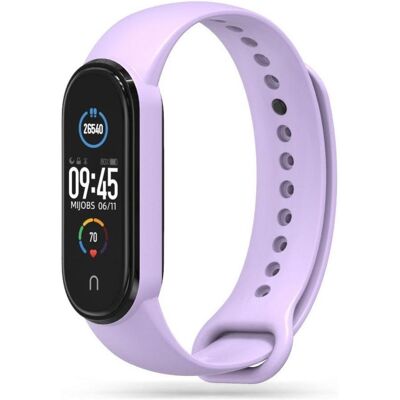 Tech-Protect IconBand strap for Xiaomi Mi Smart Band 5 / 6 / 7 / NFC - purple (TPU), Uhrenarmband, Violett Tech-Protect IconBand strap for Xiaomi Mi Smart Band 5 / 6 / 7 / NFC - purple (TPU), Uhrenarmband, Violett