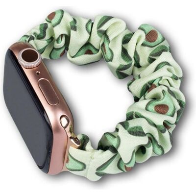 Hurtel Stoffuhrenarmband Watch 7 / SE (45/44 / 42mm) Bügelarmband Avocado elastisches Armband (42 mm, 44 mm, 45 mm, Textile material with elastic band, Textilmaterial mit Gummizug), Uhrenarmband, Grün Hurtel Stoffuhrenarmband Watch 7 / SE (45/44 / 42mm) Bügelarmband Avocado elastisches Armband (42 mm, 44 mm, 45 mm, Textile material with elastic band, Textilmaterial mit Gummizug), Uhrenarmband, Grün