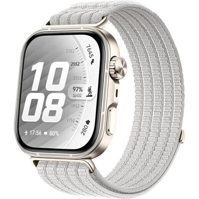 Techsuit - Watchband (W085) - Huawei Watch Fit 5 - Advanced Gray (Nylon), Uhrenarmband, Grau Techsuit - Watchband (W085) - Huawei Watch Fit 5 - Advanced Gray (Nylon), Uhrenarmband, Grau