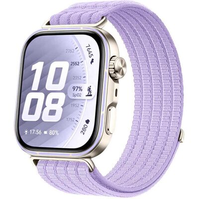 Techsuit - Watchband (W085) - Huawei Watch Fit 5 - Hyacinth Purple (Nylon), Uhrenarmband, Violett Techsuit - Watchband (W085) - Huawei Watch Fit 5 - Hyacinth Purple (Nylon), Uhrenarmband, Violett