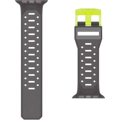 UAG Urban Armor Gear Civilian Strap (44 mm, 45 mm, 46 mm, 49 mm, Edelstahl, Silikon), Uhrenarmband, Grau, Grün UAG Urban Armor Gear Civilian Strap (44 mm, 45 mm, 46 mm, 49 mm, Edelstahl, Silikon), Uhrenarmband, Grau, Grün