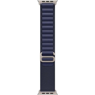 Apple Alpine Loop (49 mm, Textil), Uhrenarmband, Blau Apple Alpine Loop (49 mm, Textil), Uhrenarmband, Blau