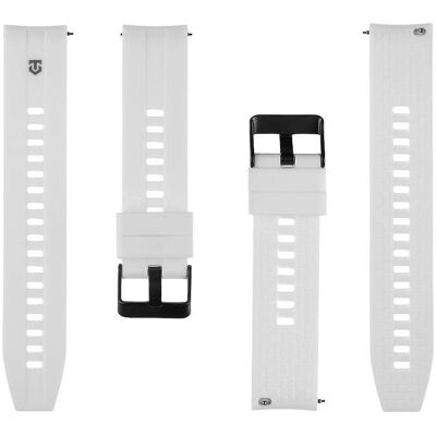 Tactical Strap - Quick Release Silicone Band 20mm White (20 mm, Silikon), Uhrenarmband, Weiss Tactical Strap - Quick Release Silicone Band 20mm White (20 mm, Silikon), Uhrenarmband, Weiss
