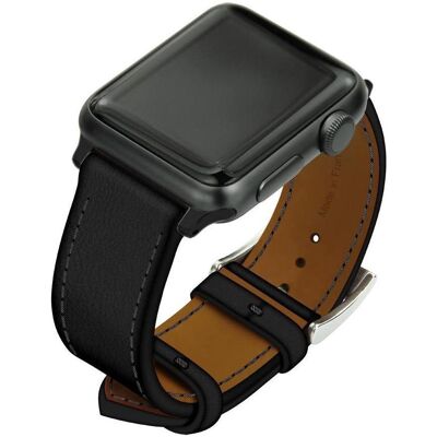 Noreve Lederarmband (38 mm, Cuir), Uhrenarmband, Schwarz Noreve Lederarmband (38 mm, Cuir), Uhrenarmband, Schwarz