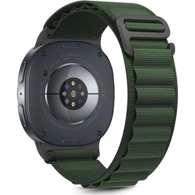 Tech-Protect Nylon Stripe Strap Samsung Galaxy Watch 8 / 8 Classic - Green (Nylon), Uhrenarmband, Grün Tech-Protect Nylon Stripe Strap Samsung Galaxy Watch 8 / 8 Classic - Green (Nylon), Uhrenarmband, Grün