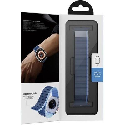 HOCO Magnetischer Silikonarmband für Apple Watch - 38/40/41mm - Blau HOCO Magnetischer Silikonarmband für Apple Watch - 38/40/41mm - Blau