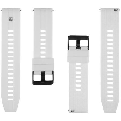 Tactical Strap - Quick Release Silicone Band 22mm White (22 mm, Silikon), Uhrenarmband, Weiss Tactical Strap - Quick Release Silicone Band 22mm White (22 mm, Silikon), Uhrenarmband, Weiss