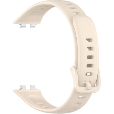 Techsuit - Watchband (W081) - Huawei Band 11 / Band 11 Pro - Cream (Silicone), Uhrenarmband, Weiss Techsuit - Watchband (W081) - Huawei Band 11 / Band 11 Pro - Cream (Silicone), Uhrenarmband, Weiss