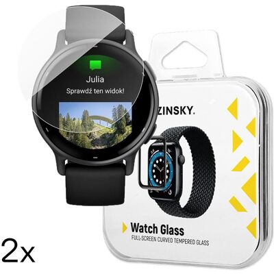 Wozinsky 2x Full Glue Garmin Vivoactive 5, Smartwatch Schutzfolie, Transparent Wozinsky 2x Full Glue Garmin Vivoactive 5, Smartwatch Schutzfolie, Transparent