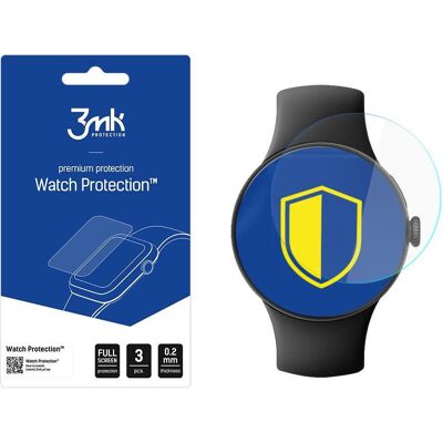 3MK Folia ARC Watch Google Pixel Watch 2 Folia Fullscreen, Smartwatch Zubehör, Transparent 3MK Folia ARC Watch Google Pixel Watch 2 Folia Fullscreen, Smartwatch Zubehör, Transparent