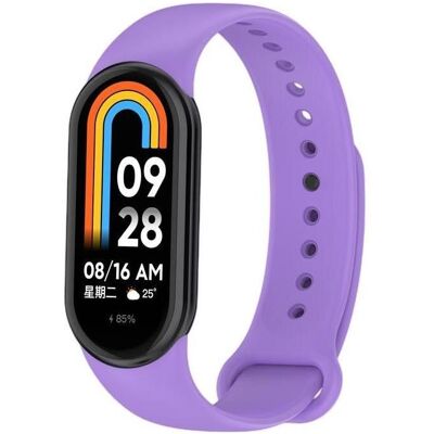 OEM Mi Band 8 / M8 Silikonarmband (4), LILA / VIOLETT (Silikon), Uhrenarmband, Violett OEM Mi Band 8 / M8 Silikonarmband (4), LILA / VIOLETT (Silikon), Uhrenarmband, Violett