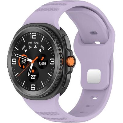 Techsuit - Watchband (W050) - Samsung Galaxy Watch8 40mm/Watch8 44mm/Watch8 Classic/Ultra 2 - Purple (Silikon), Uhrenarmband, Violett Techsuit - Watchband (W050) - Samsung Galaxy Watch8 40mm/Watch8 44mm/Watch8 Classic/Ultra 2 - Purple (Silikon), Uhrenarmband, Violett