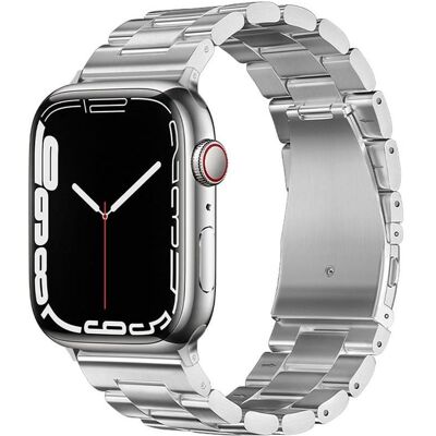 Forcell Strap F-DESIGN FA10 stainless steel strap for APPLE Watch 38 / 40 / 41 mm silver (Stainless Steel), Uhrenarmband, Silber Forcell Strap F-DESIGN FA10 stainless steel strap for APPLE Watch 38 / 40 / 41 mm silver (Stainless Steel), Uhrenarmband, Silber