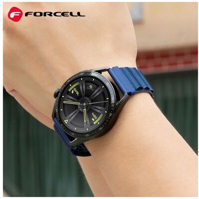 Forcell Strap F-DESIGN FS05 strap for SAMSUNG Watch 20 mm dark navy (20 mm, Polyesterfaser), Uhrenarmband, Blau Forcell Strap F-DESIGN FS05 strap for SAMSUNG Watch 20 mm dark navy (20 mm, Polyesterfaser), Uhrenarmband, Blau