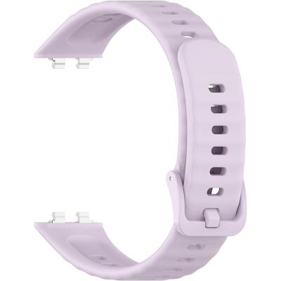 Techsuit - Watchband (W082) - Huawei Band 11 / Band 11 Pro - Lavender (Silicone), Uhrenarmband, Violett Techsuit - Watchband (W082) - Huawei Band 11 / Band 11 Pro - Lavender (Silicone), Uhrenarmband, Violett