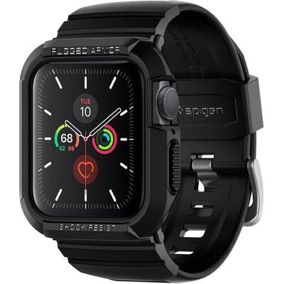 Spigen RUGGED ARMOR "PRO" Apple Watch 4 / 5 / 6 / 7 / 8 / SE (40 / 41MM) BLACK, Smartwatch Zubehör, Schwarz Spigen RUGGED ARMOR "PRO" Apple Watch 4 / 5 / 6 / 7 / 8 / SE (40 / 41MM) BLACK, Smartwatch Zubehör, Schwarz