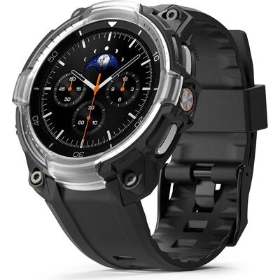 Ringke - Rugged Gear - Samsung Galaxy Watch8 Classic - Black, Smartwatch Zubehör, Transparent, Schwarz Ringke - Rugged Gear - Samsung Galaxy Watch8 Classic - Black, Smartwatch Zubehör, Transparent, Schwarz