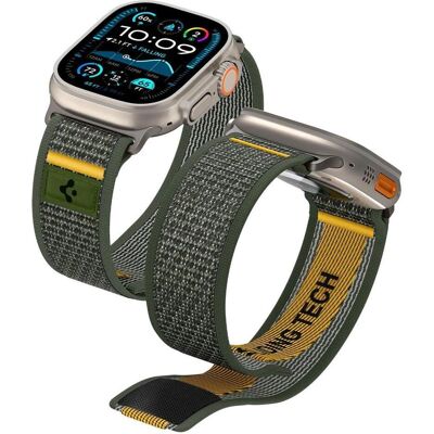 Spigen Athlex Air Strap für Apple Watch 44 / 45 / 46 / 49 mm - Grün (gewebtes Nylonband, Nylon), Uhrenarmband, Grün Spigen Athlex Air Strap für Apple Watch 44 / 45 / 46 / 49 mm - Grün (gewebtes Nylonband, Nylon), Uhrenarmband, Grün