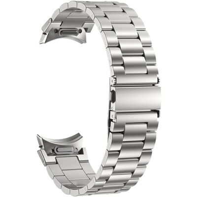Puro METAL Stainless Steel Strap for Samsung Galaxy Watch 4 / 4 Classic / 5 / 5 Pro / 6 / 6 Classic (Edelstahl), Uhrenarmband, Silber, Grau Puro METAL Stainless Steel Strap for Samsung Galaxy Watch 4 / 4 Classic / 5 / 5 Pro / 6 / 6 Classic (Edelstahl), Uhrenarmband, Silber, Grau