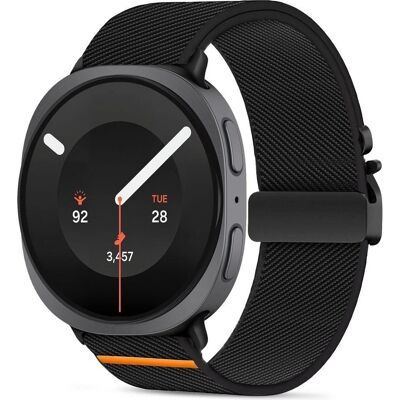 Tech-Protect NYLON CLASP SAMSUNG GALAXY WATCH 8 / 9 / CLASSIC (40 / 44 / 46 MM) BLACK, Smartwatch Schutzfolie, Schwarz Tech-Protect NYLON CLASP SAMSUNG GALAXY WATCH 8 / 9 / CLASSIC (40 / 44 / 46 MM) BLACK, Smartwatch Schutzfolie, Schwarz