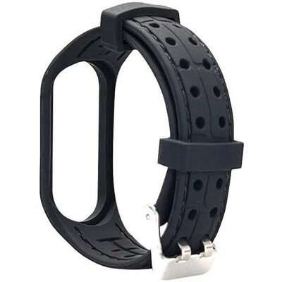 Beline pasek Smart Mi Band 3/4 czarny/black (Plastic, Silikon), Uhrenarmband, Schwarz Beline pasek Smart Mi Band 3/4 czarny/black (Plastic, Silikon), Uhrenarmband, Schwarz