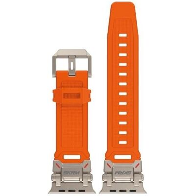 Skinarma Band Titon Apple Watch Ultra 49mm orange (49 mm, Plastic), Uhrenarmband, Orange Skinarma Band Titon Apple Watch Ultra 49mm orange (49 mm, Plastic), Uhrenarmband, Orange