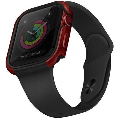 Uniq etui Valencia Apple Watch Series 4/5/6/SE 40mm. czerwony/crimson red, Smartwatch Zubehör, Rot Uniq etui Valencia Apple Watch Series 4/5/6/SE 40mm. czerwony/crimson red, Smartwatch Zubehör, Rot