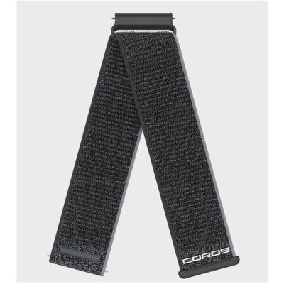 Coros Watch Band Apex 4 (24 mm, Nylon), Uhrenarmband, Schwarz Coros Watch Band Apex 4 (24 mm, Nylon), Uhrenarmband, Schwarz