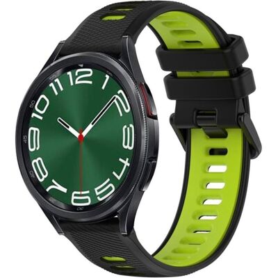 Samsung Galaxy Watch 6 Classic 47mm Watch Strap - Black/Green, Uhrenarmband, Schwarz, Grün Samsung Galaxy Watch 6 Classic 47mm Watch Strap - Black/Green, Uhrenarmband, Schwarz, Grün