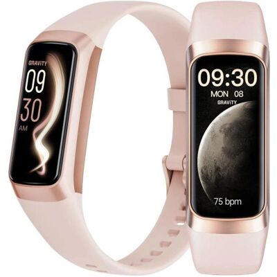 Gravity Smartband Różowe Złoto GT40-3 (Kunststoff, Silikon), Uhrenarmband, Pink, Rosa Gravity Smartband Różowe Złoto GT40-3 (Kunststoff, Silikon), Uhrenarmband, Pink, Rosa