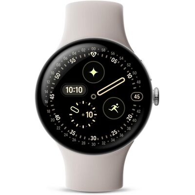 Google Pixel Watch 4 (45 mm, nur WLAN), Smartwatch Google Pixel Watch 4 (45 mm, nur WLAN), Smartwatch