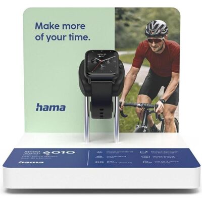 Hama Smart Watch 6010 Test MODULE.ZWART.18x18x16cm Engels (73296010), Smartwatch Zubehör, Schwarz Hama Smart Watch 6010 Test MODULE.ZWART.18x18x16cm Engels (73296010), Smartwatch Zubehör, Schwarz
