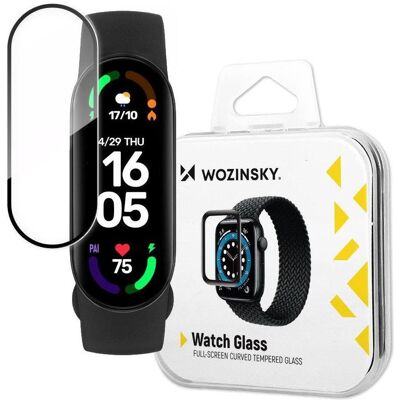Wozinsky Watch Glass Hybridglas für Xiaomi Mi Band 6 schwarz, Smartwatch Schutzfolie, Schwarz Wozinsky Watch Glass Hybridglas für Xiaomi Mi Band 6 schwarz, Smartwatch Schutzfolie, Schwarz