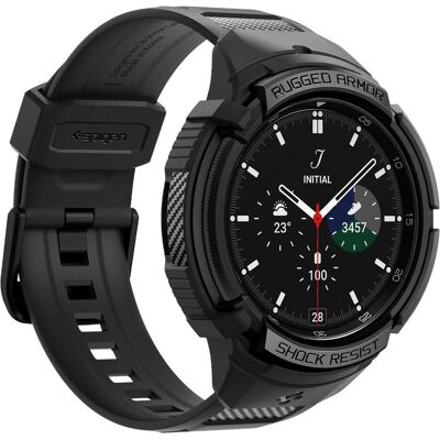 Spigen Rugged Armor Pro Samsung Watch 6 Classic 47mm czarny/black ACS06488 (47 mm), Smartwatch Spigen Rugged Armor Pro Samsung Watch 6 Classic 47mm czarny/black ACS06488 (47 mm), Smartwatch