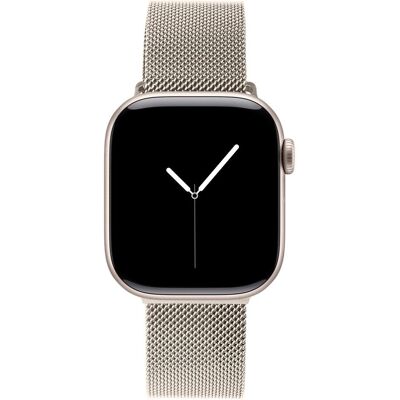 iDeal Of Sweden Milanese-Armband 44/45/46/49mm, S-M Starlight (49 mm, ABS, Edelstahl, Neodym-Magnet (Neodym–Eisen–Bor), rostfreies Eisen, Silikon), Uhrenarmband, Silber iDeal Of Sweden Milanese-Armband 44/45/46/49mm, S-M Starlight (49 mm, ABS, Edelstahl, Neodym-Magnet (Neodym–Eisen–Bor), rostfreies Eisen, Silikon), Uhrenarmband, Silber