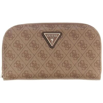 Guess Damen, Portemonnaie, Latona Zip Around Organizer, Braun Guess Damen, Portemonnaie, Latona Zip Around Organizer, Braun